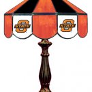 Oklahoma State - Collegiate Licensed Stained Glass 14 “ Table Lamps