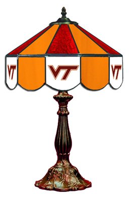 Virginia Tech - Collegiate Licensed Stained Glass 14 &acirc;�� Table Lamps