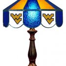 West Virginia - Collegiate Licensed Stained Glass 14 “ Table Lamps