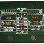 63" x 31" 8-Player Rectangular 3-in-1 Poker, Blackjack, and Craps Table Top