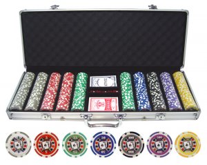 500pc Big Slick 11.5g Poker Chip Set