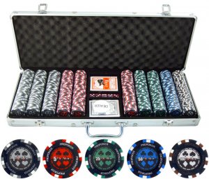 13.5g 500pc Pro Poker Clay Poker Set