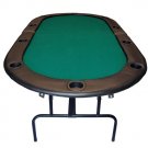 Texas Holdem Poker Table W/ Dealer Tray and Cup Holders
