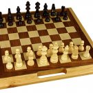 Wooden Chess, Checkers and Backgammon 3-in-1 Set