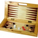 Wooden Chess, Checkers and Backgammon 3-in-1 Set