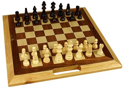 Deluxe Wooden Chess, Checker and Backgammon Set, Brown, Appears Brand New, Retails 69$