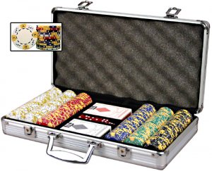 300 Tri-Color Ace King ABS Composite 11.5 gram chip set