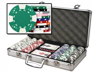 300 Ace King ABS Composite 11.5 gram chip set