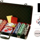 300 Diamond Suited ABS Composite 11.5 gram chip set in black aluminum case