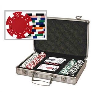 Dice Poker Chip Set with 200 Chips