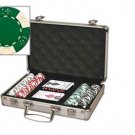 Triple Crown Poker Chip Set(200 Chips) with Aluminum Chip Case