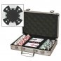 200 Card Suited Poker Chip Set with Aluminum Case