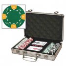 200 Tri Color Ace-King Poker Chip Set with Aluminum Case
