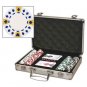200 Tri Color Diamond Suited Poker Chip Set