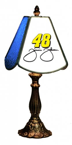 Jimmie Johnson -  Licensed Stained Glass Table Lamp