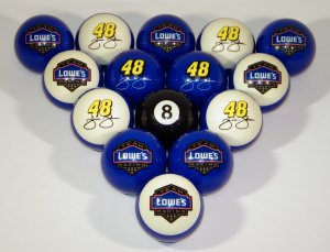 Jimmie Johnson -  Billiard Ball Set