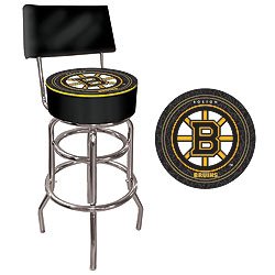 Bruins - NHL Padded Bar Stool with Back