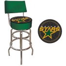 Stars - NHL Padded Bar Stool with Back