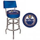 Oilers - NHL Padded Bar Stool with Back