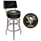 Penguins - NHL Padded Bar Stool with Back