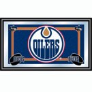 Oilers - NHL Framed Team Logo Mirror