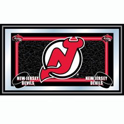 Devils - NHL Framed Team Logo Mirror
