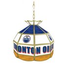 Oilers - NHL Stained Glass Tiffany Lamp - 16 inch diameter
