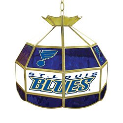 St Louis Blues - NHL Stained Glass Tiffany Lamp - 16 inch diameter