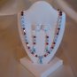 Crystal Necklace and earings