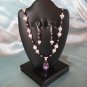 Crystal Necklace and earings