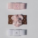 Brown and Pink Boutique Snap Hair Clips - Buy 4 Items Get 1 FREE