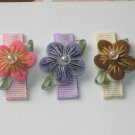 Boutique Flower Baby Snap Clips for Newborn/Infant/Toddlers - Buy 4 Items Get 1 FREE