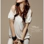 Korean Peek-a-Boo Shoulder White Cotton Top