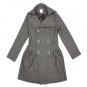 HOT ITEM~  Korean Gray Double Breast Dress Coat