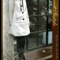 HOT ITEM~ Korean White Fur Wool-Blend Dress Coat