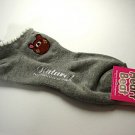 NEW~ Japanese Teddy Bear Gray Ankle Socks
