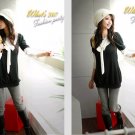 Japan Charming Cotton Top White bowknot Tops