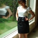 Sophisticate Black and White Dress sz S/M