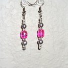 Earring - Pink/Silver
