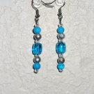 Earring -  Blue/Silver