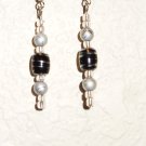 Earring Black/Silver