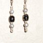 Earring Black/Silver
