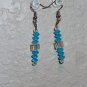 Earring - Blue/White/Silver
