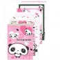 Kawaii San-X Tarepanda 100 sheets Memo Pad with Stickers ( Pink )