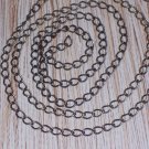 10 feet of Antiqued Cable Brass Chain