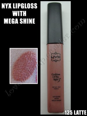NYX Mega Shine Lip Gloss *125 ICED LATTE*