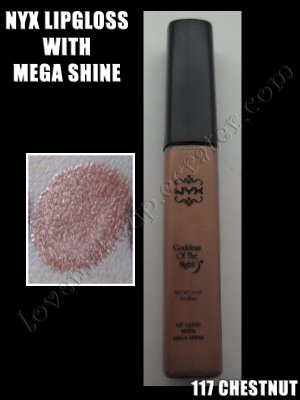 NYX Mega Shine Lip Gloss *117 CHESTNUT*