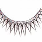 RED CHERRY FALSE EYELASHES - XO/LP [glitter band, super FUN!]