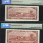 1954 $2 "replacement" *A/B 2 different signatures BANK OF CANADA PMG66 gemS