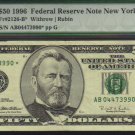 1996 $50 PMG 35  FR#2126-B*   Federal Reserve Note   AB04473990*